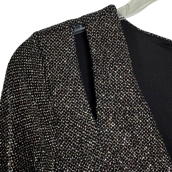 NWT Calvin Klein Womens Shimmer Cut Out Evening Dress Size 2 - Picture 5 of 14